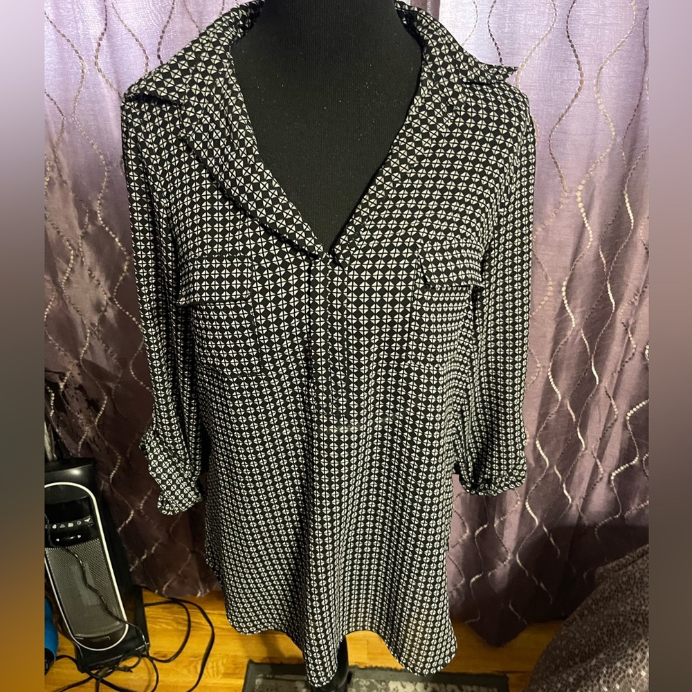 Dressy pull over blouse